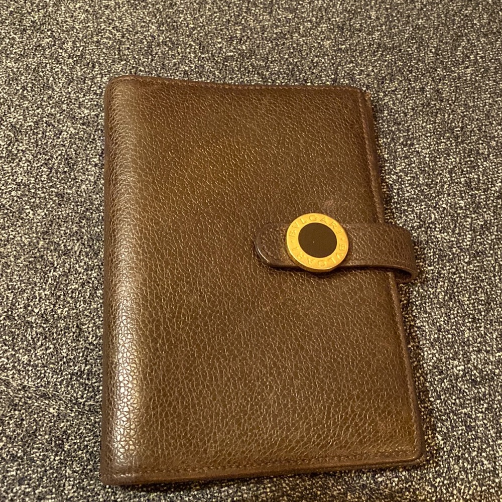Bulgari Brown Leather Wallet